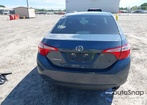 2015 Toyota Corolla L from USA, damaged, VIN 5YFBURHEXFP304923